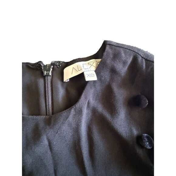 ALEXIS Claudette Dress Womens Mini black cold shoulder size xs - Picture 6 of 7